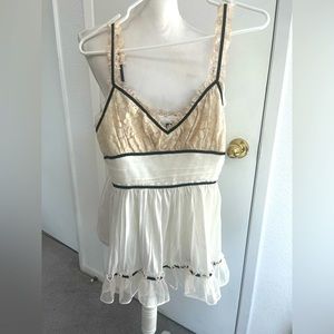 Victoria's Secret Cami Blouse by Moda International Size M, Discontinued 2014